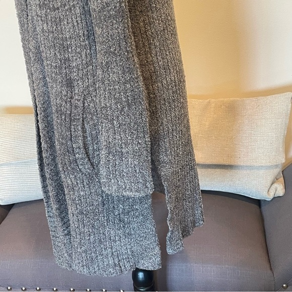 Barefoot Dreams Cozychic Lite Montecito Cardi Cardigan Gray Style 494 Sz XS - Picture 5 of 10